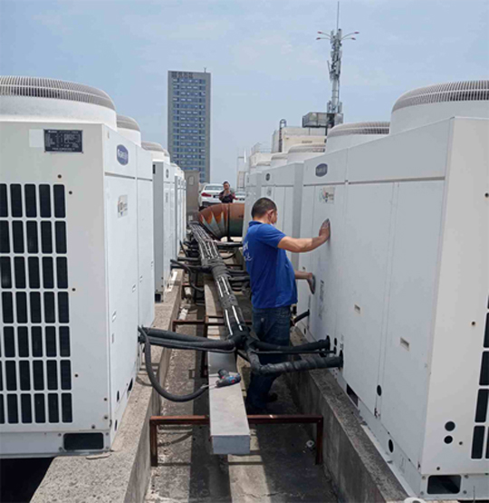 邵东中央空调制热和不制冷系统维修方法